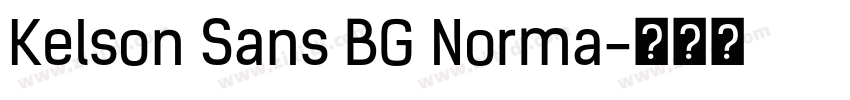 Kelson Sans BG Norma字体转换